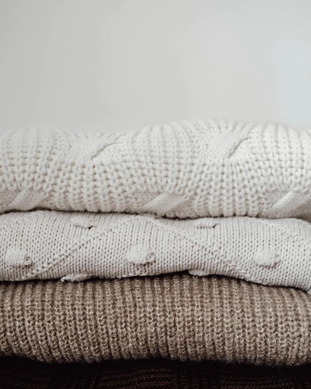 Sweater Marfil Trenzado